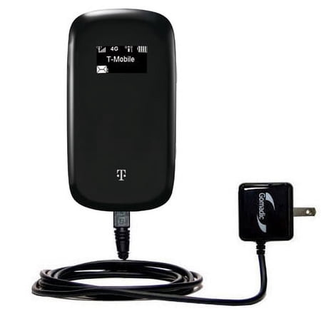 Gomadic Intelligent Compact AC Home Wall Charger suitable for the T-Mobile G2x - High output power with a convenient, foldable plug design - Uses TipE