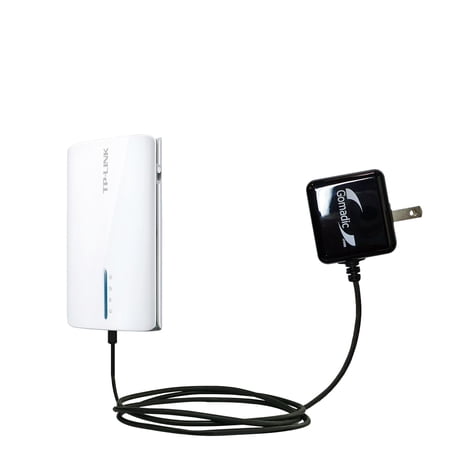 Gomadic Intelligent Compact AC Home Wall Charger suitable for the TP-Link TL-MR3040 - High output power with a convenient, foldable plug design - Uses