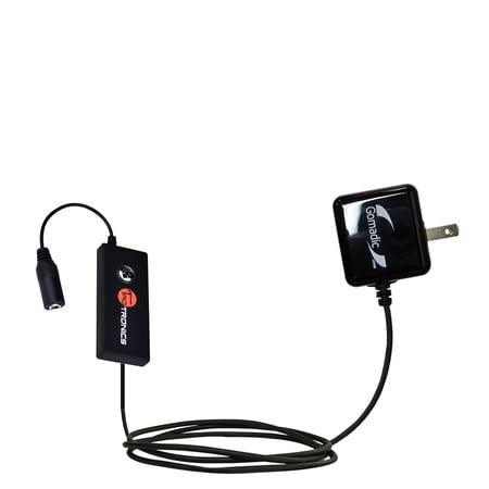 Gomadic Intelligent Compact AC Home Wall Charger suitable for the TaoTronics TT-BR01 - High output power with a convenient, foldable plug design - Use