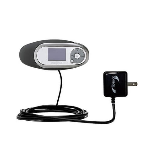 Gomadic Intelligent Compact AC Home Wall Charger suitable for the Insignia Kix NS-1A10F NS-1A10S - High output power with a convenient, foldable plug