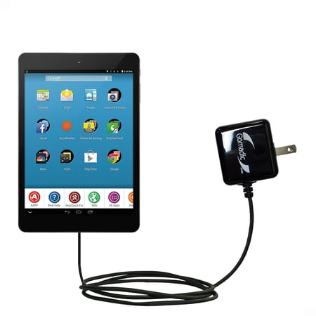 Gomadic Intelligent Compact AC Home Wall Charger suitable for the RealPad 7.85 / MA7BX2 - High output power with a convenient, foldable plug design -