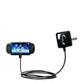 thumbnail image 1 of Gomadic Intelligent Compact AC Home Wall Charger suitable for the Sony Playstation Vita - High output power with a convenient, foldable plug design -, 1 of 4
