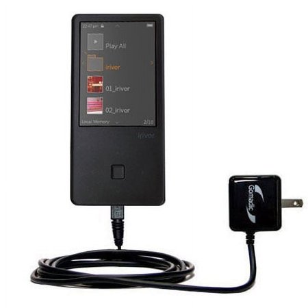 Gomadic Intelligent Compact AC Home Wall Charger suitable for the iRiver E150 - High output power with a convenient, foldable plug design - Uses TipEx