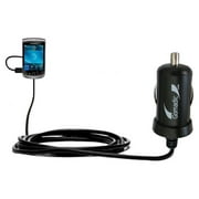 Gomadic Intelligent Compact Car / Auto DC Charger suitable for the Blackberry Torch - 2A / 10W power at half the size. Uses Gomadic TipExchange Techno