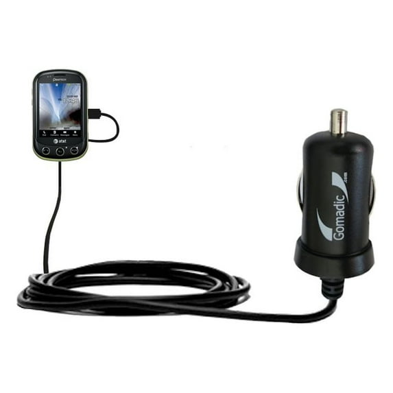 Gomadic Intelligent Compact Car / Auto DC Charger suitable for the Pantech Pursuit II - 2A / 10W power at half the size. Uses Gomadic TipExchange Tech