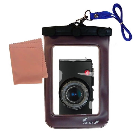 Gomadic Waterproof Camera Protective Bag suitable for the Leica D-LUX 4 - Unique Floating Design Keeps Camera Clean and Dry