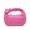 thumbnail image 1 of Gomayee Knoted Woven Handbag for Women Fashion Designer Ladies Hobo Bag Bucket Purse Faux Leather.Rose, 1 of 5