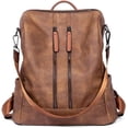 thumbnail image 1 of Gomayee Leather Backpack Purse for Women Convertible Large Travel Ladies Designer Fashion Casual College Shoulder Bag, 1 of 6