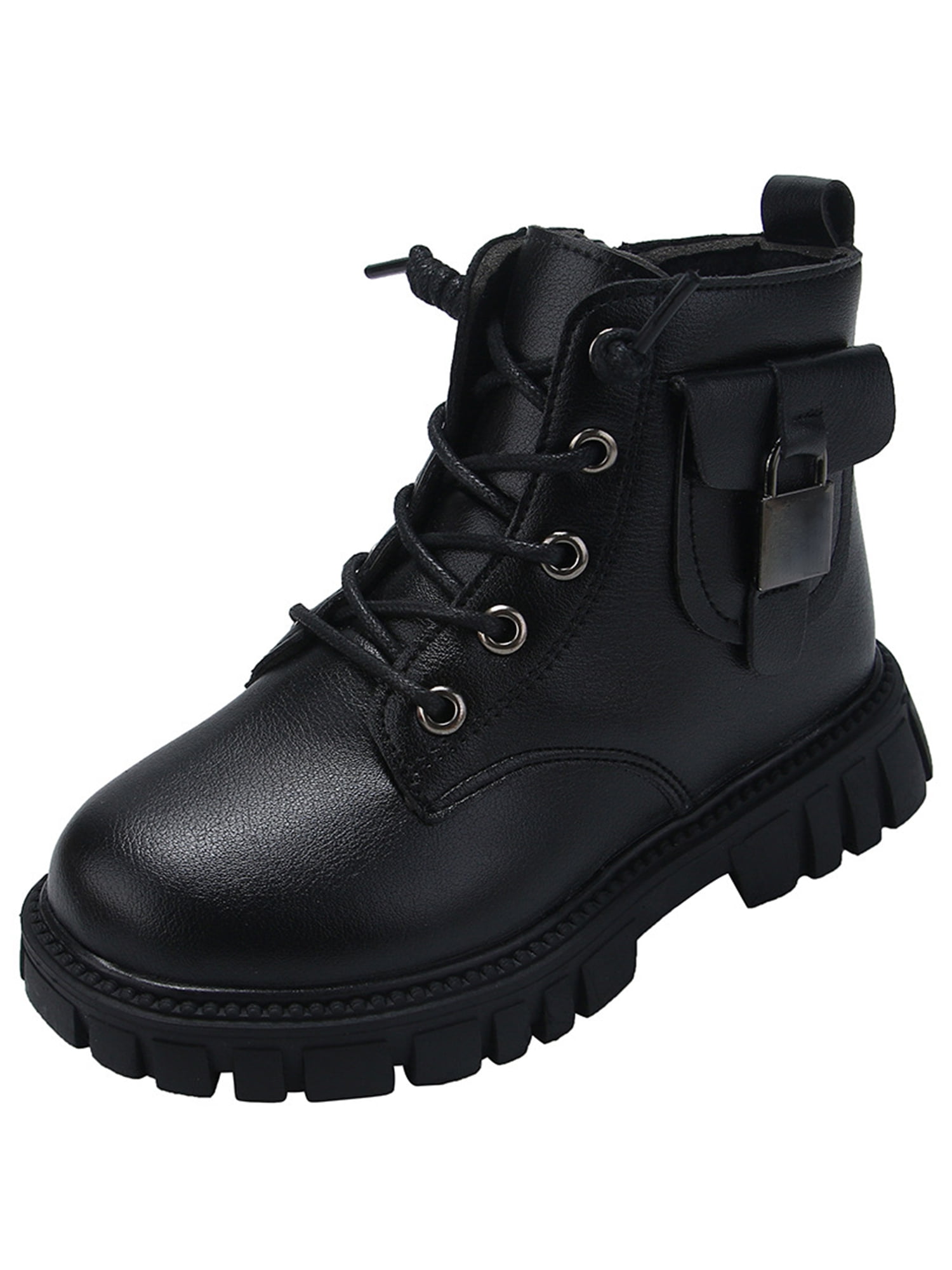 Children's black ankle boots store
