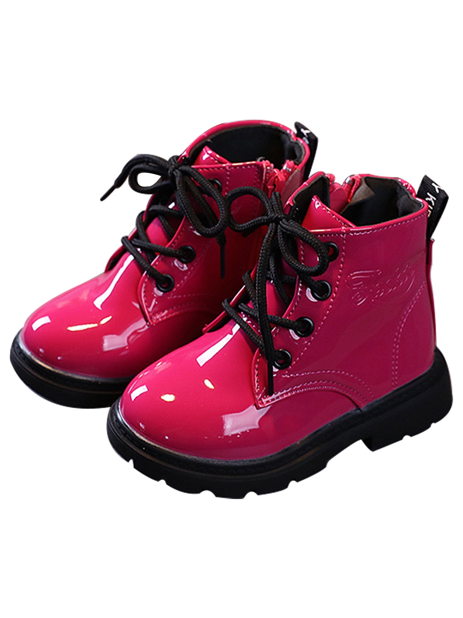 Little girls lace up best sale boots
