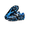 thumbnail image 1 of Gomelly Kids Sneakers Low Top Soccer Cleats Comfort Football Shoes Breathable Athletic Shoe Running Sports Blue (Firm Ground) 2.5Y, 1 of 2