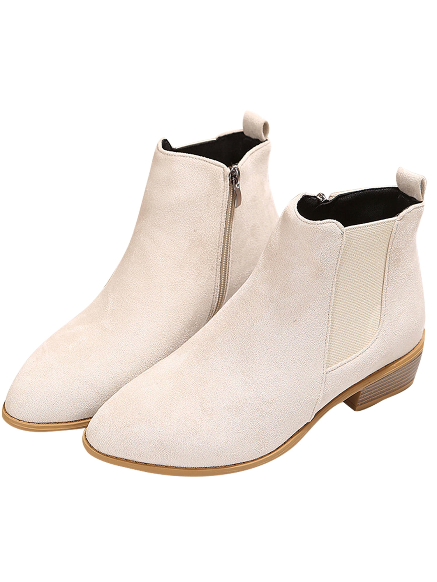 Gomelly Ladies Chelsea Boots Comfort Winter Boot Side Zip Ankle