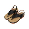 thumbnail image 1 of Gomelly Ladies Flip Flop Wedge Sandals Open Toe Thong Sandal Anti Slip Beach Shoes Casual Work Black 9, 1 of 7