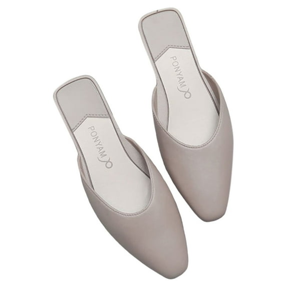 Gomelly Ladies Mules Summer Clogs Beach Sandals Fashion Slides Work Indoor Outdoor Casual Shoes Khaki 8.5