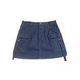 thumbnail image 1 of Gomelly Ladies Skirts Ruffle Midi Skirt Vintage Women Bohemian Beach Swing Navy Blue XS, 1 of 2
