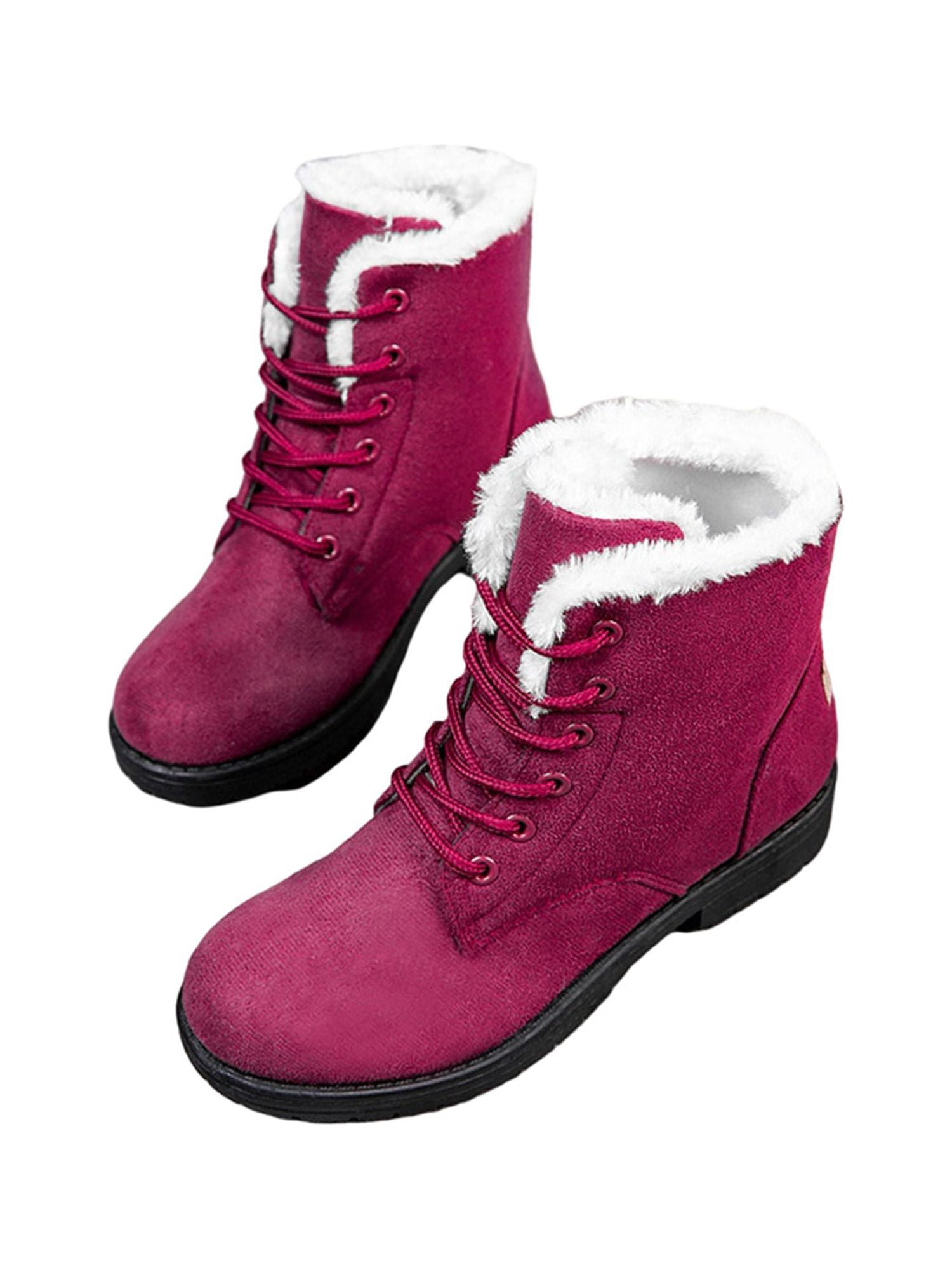 Gomelly Ladies Winter Boot Comfort Warm Booties Mid Calf Snow Boots