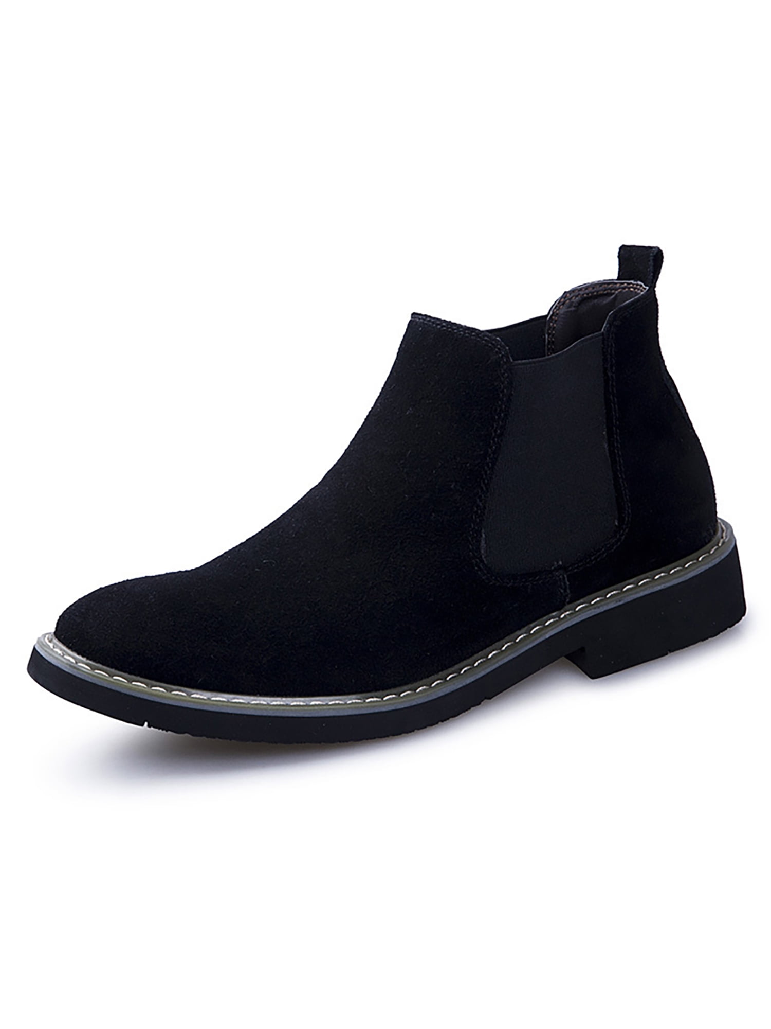 Gomelly Men Chelsea Boots Slip On Dress Boot Comfort Ankle Booties Fashion Office Business Black