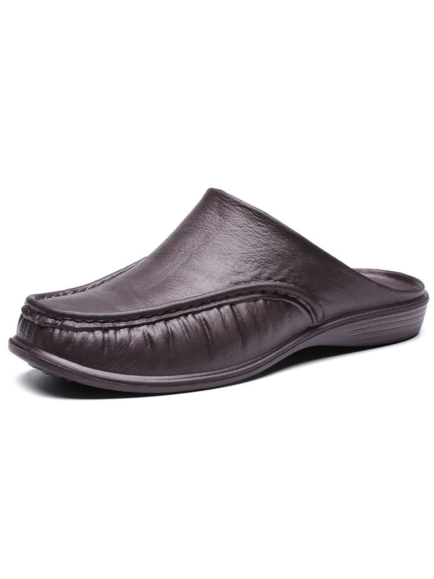 mens leather clog shoes