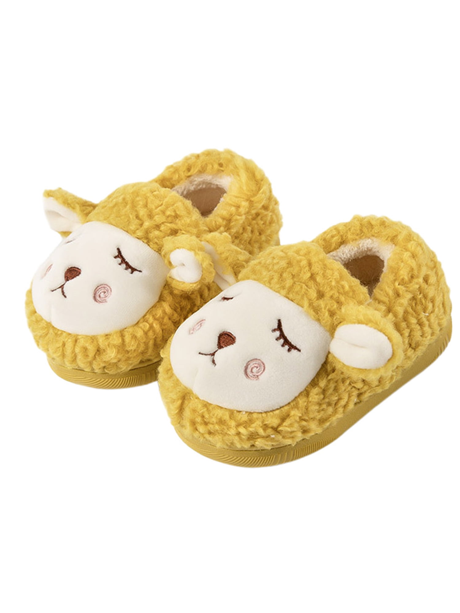 Gomelly Toddler Slippers Infant Boys Girls Fuzzy House Shoes NonSlip