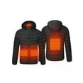 thumbnail image 1 of Gomelly Unisex Heating Jackets USB Heated Coats Thermal Hooded Jacket Men Warm Winter Outwear Electric Coat Black(4 Heated Zone) 5XL, 1 of 2