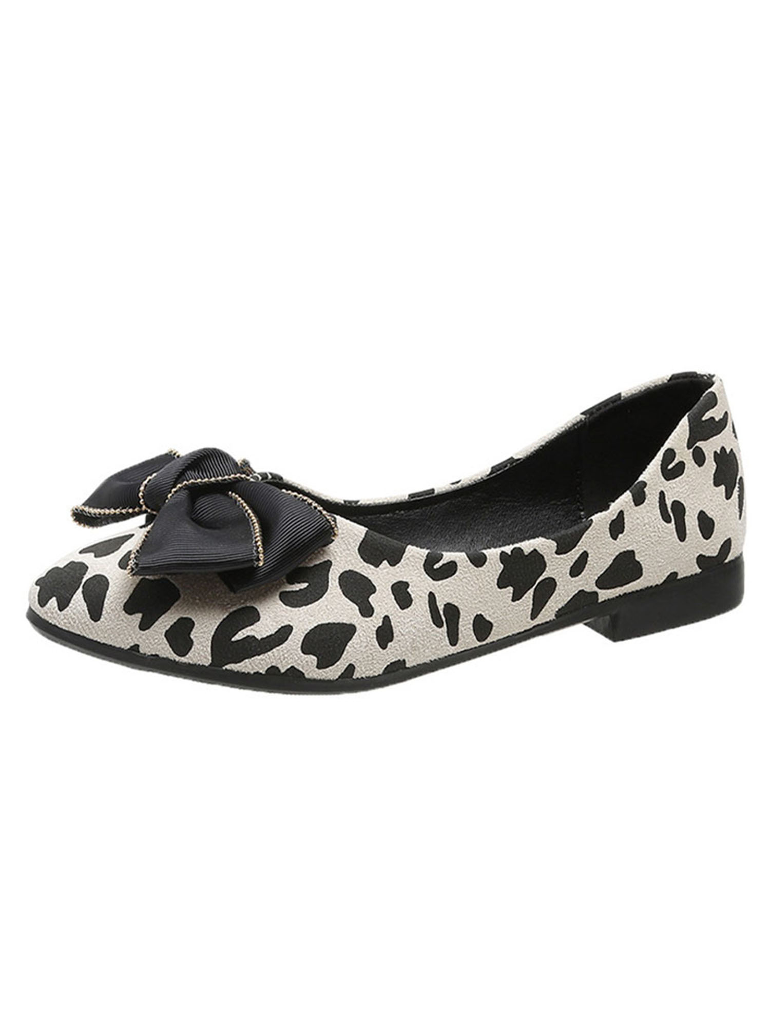 Gomelly Women Casual Shoes Slip On Flats Pointy Toe Penny Loafers