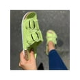 thumbnail image 1 of Gomelly Women Comfort Sandals Double Strap Flat Slides Footbed Cork Sandal Beach Shoes, 1 of 3