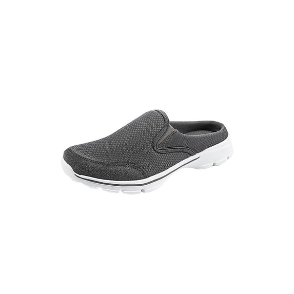 Gomelly Women Men Mules Shoes Backless Closed Toe Comfort Slip On Sneakers Casual Flats