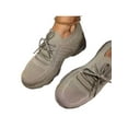 thumbnail image 1 of Gomelly Women Sneakers Sport Athletic Shoes Mesh Running Shoe Lightweight Flats Outdoor Walking Trainers Khaki 8, 1 of 3