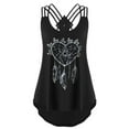 thumbnail image 1 of Gomelly Women Vest Scoop Neck Tank Top Fashion T Shirts Ladies Sexy Beach Pullover Sleeveless Tee Black M, 1 of 9