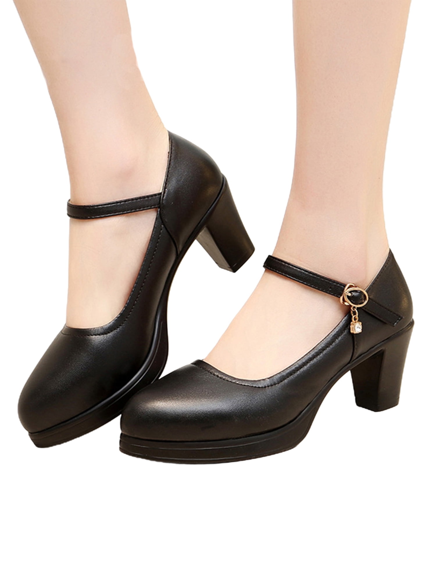Black pumps for work new arrivals
