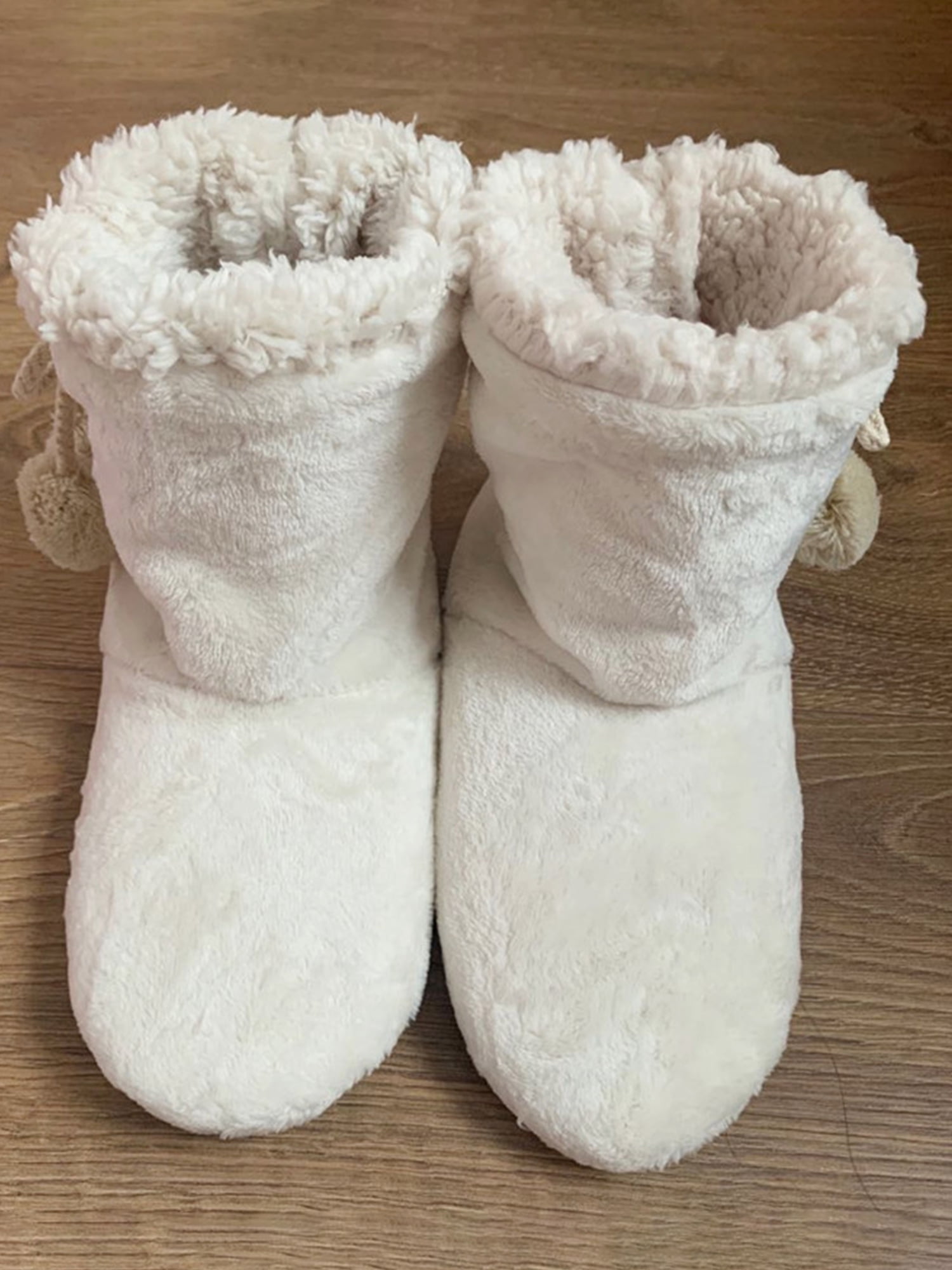 Plush bootie clearance slippers
