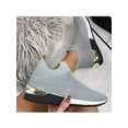 thumbnail image 1 of Gomelly Women's Road Running Shoes Walking Athletic Tennis Non Slip Solid Color Sneakers US 4.5 Gray, 1 of 2