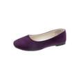thumbnail image 1 of Gomelly Womens Ballet Flats Slip On Flats Casual Shoes Dark Purple 6.5, 1 of 2