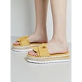 thumbnail image 1 of Gomelly Womens Espadrille Bow Platform Sandals -Open Toe Summer Beach Casual Shoes Size 5.5-9.5, 1 of 9