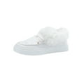 thumbnail image 1 of Gomelly Womens Moccasin Slippers Warm Winter Shoes Cozy House Shoes White 4, 1 of 5