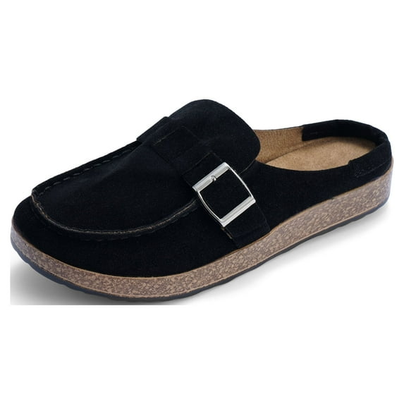 Gomelly Womens Slip on Comfort Shoes Casual Flats Lightweight Backless Loafers Mules