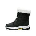thumbnail image 1 of Gomelly Womens Snow Boots Waterproof Winter Boots Non-Slip Warm Mid-Calf Boot Black 7, 1 of 9