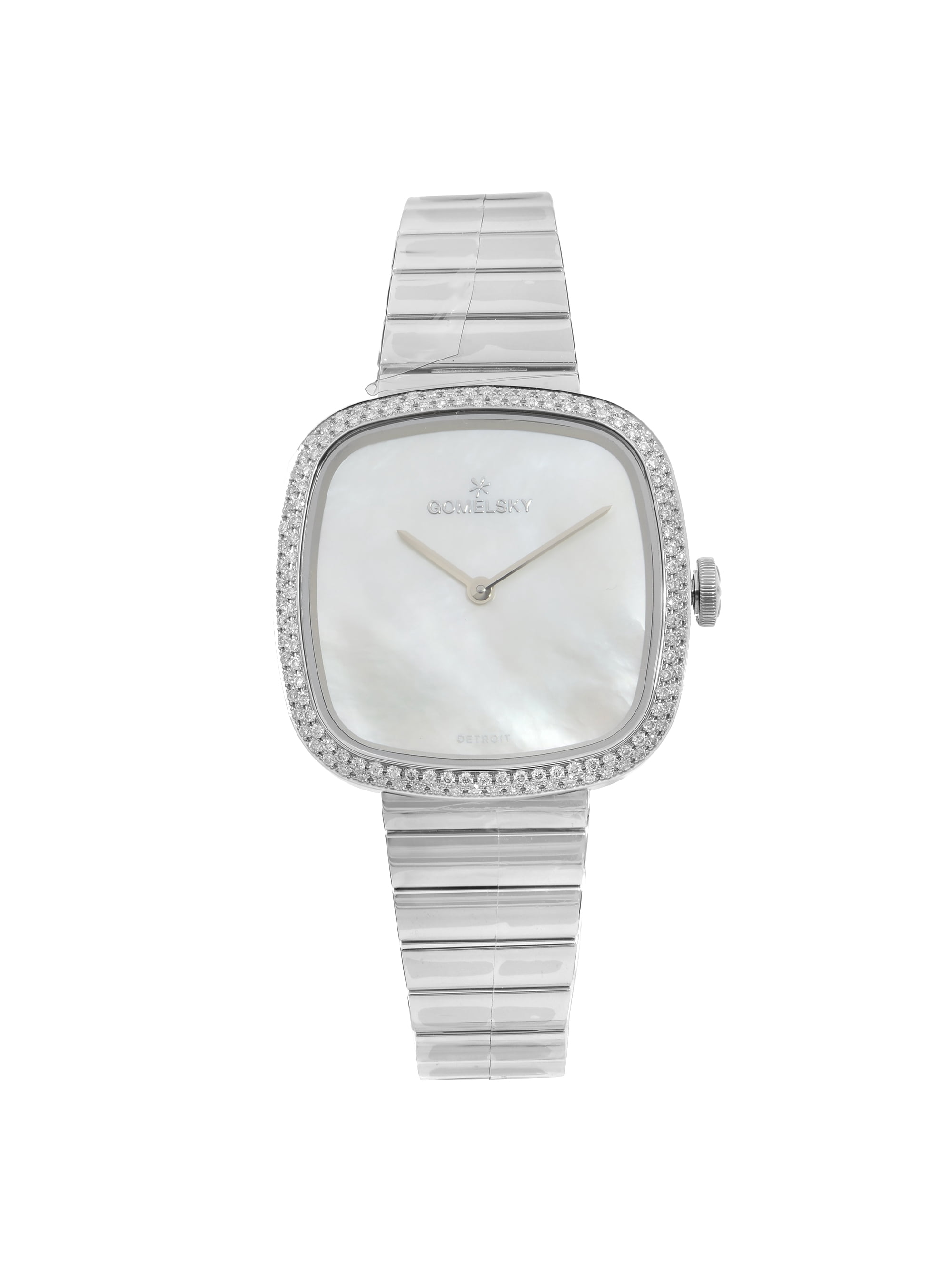 Gomelsky Eppie Sneed Stainless Steel Diamond MOP Dial Ladies  display picture 1