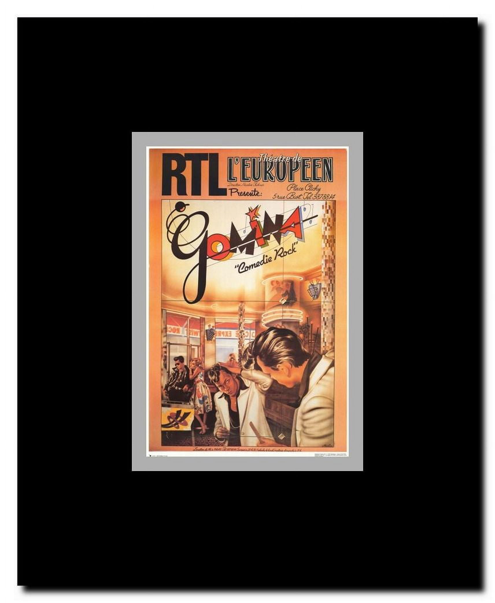 Gomina: Comedie Rock Framed Movie Poster
