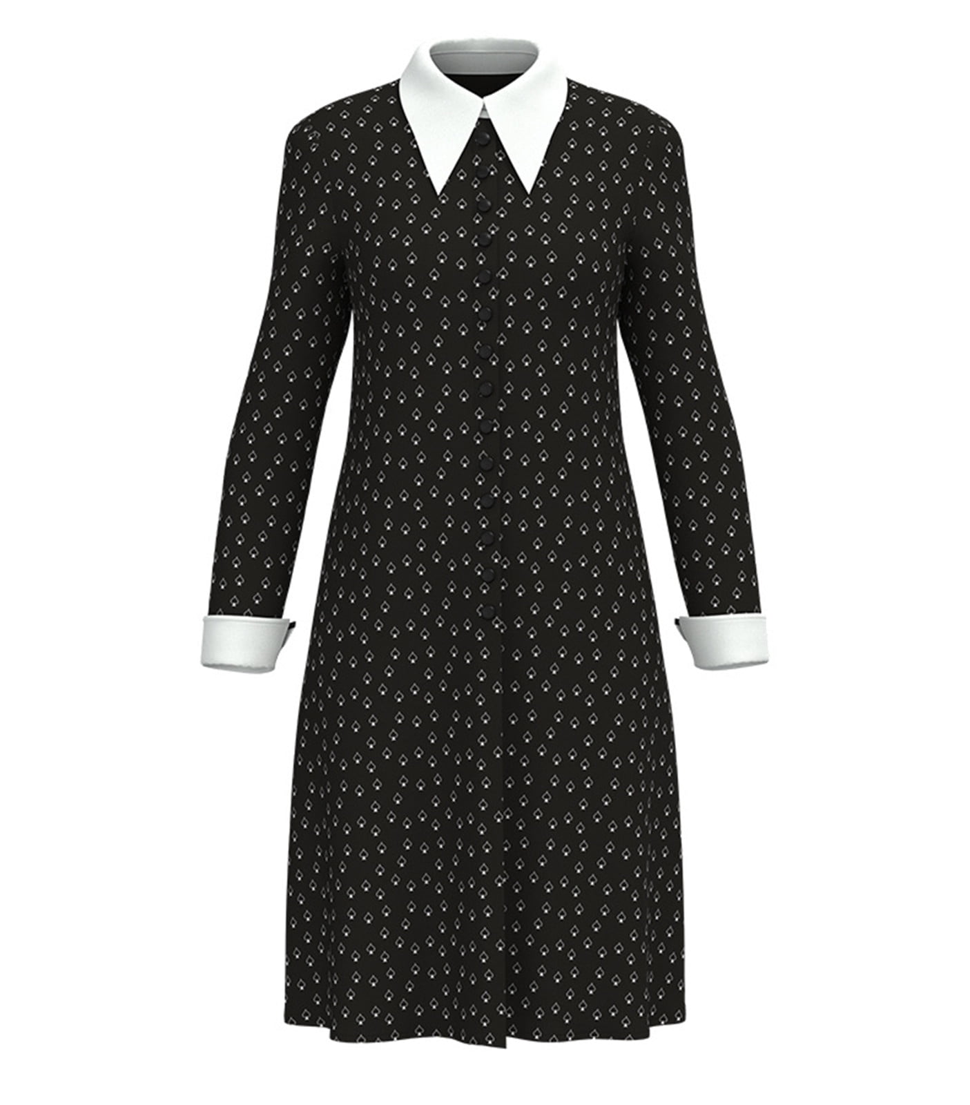 Gomind The Addams Family - Wednesday Family Black Dress Long Sleeve ...