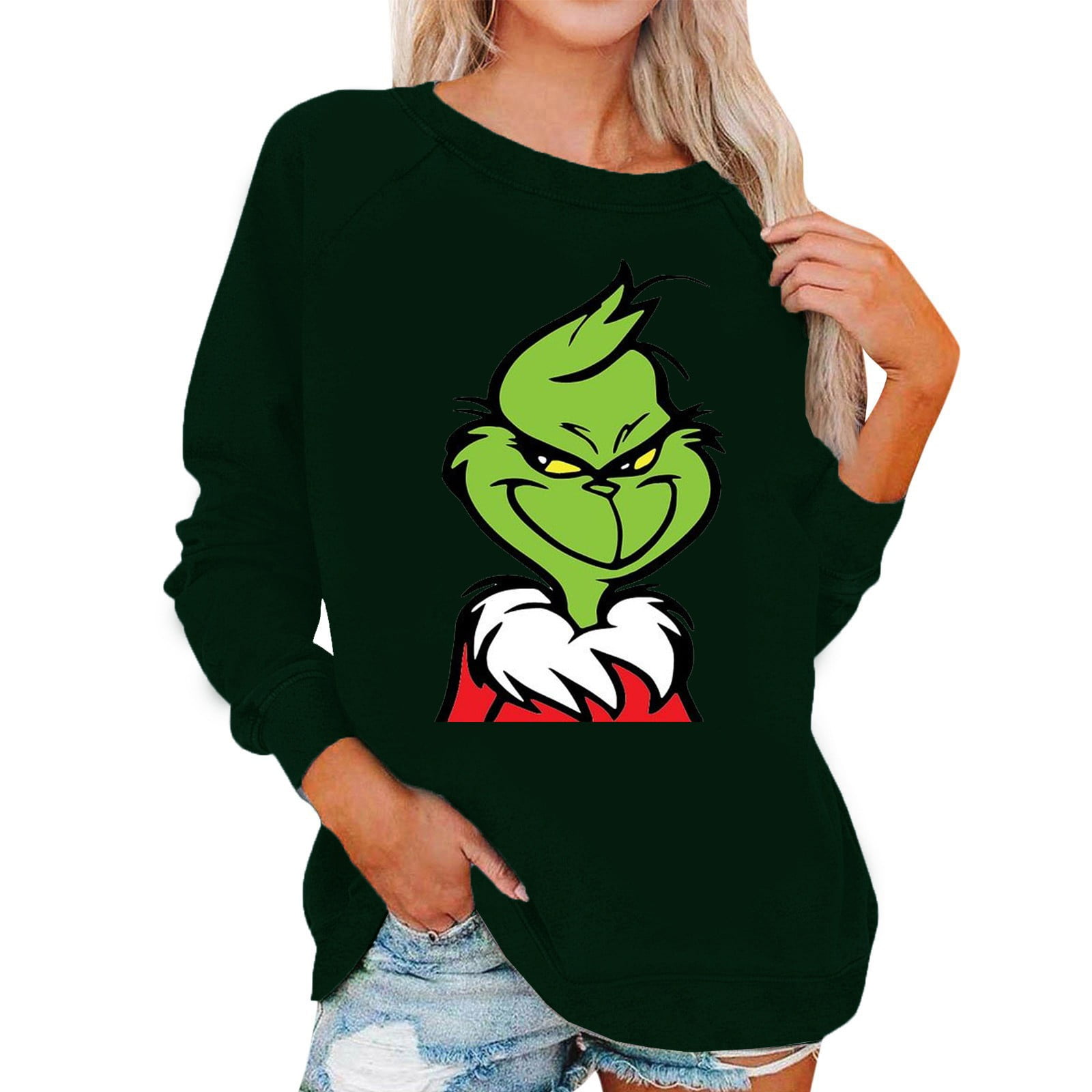 Sweat à Capuche Grinch : Le Pull Green Grinchmas Officiel Pour Les Fêtes !