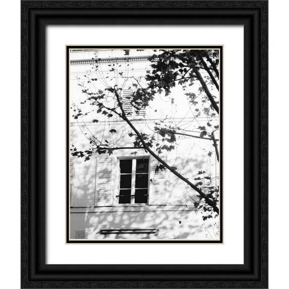 Gomis, J. 12x14 Black Ornate Wood Framed with Double Matting Museum Art Print Titled - Autumn Shadows II