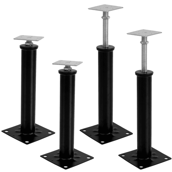 Gomok Adjustable Floor Jack Post, 4 Pcs 1'-1' 4" Telescoping Jack, 13200 lbs Load