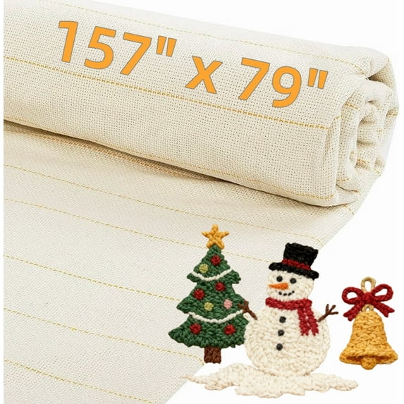 Gomok Large Primary Tufting Cloth with Yellow Marked Lines Monks