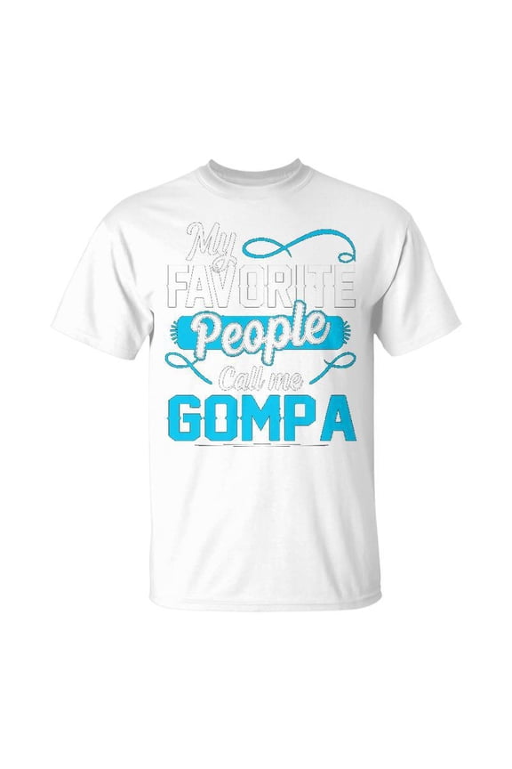 Gompa Grandpa Gift My Favorite People Call Me Gompa V2 Unisex Jersey Crewneck Tshirt