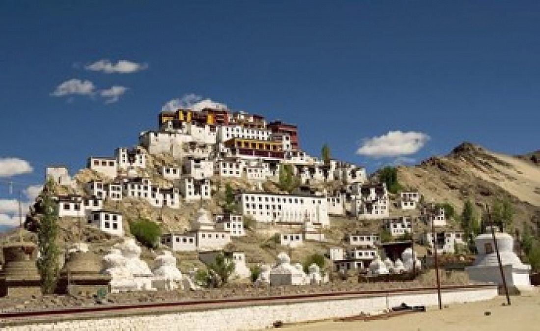 Gompas And Chortens Ladakh India Canvas Art - Jaina Mishra DanitaDelimont (22 x 14)