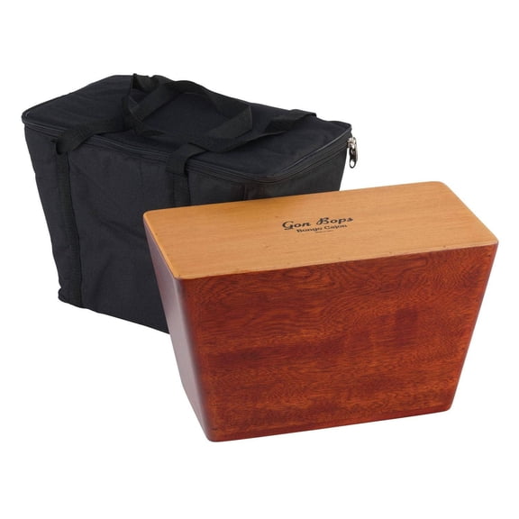 Gon Bops Bongo Cajon with Carrying Bag