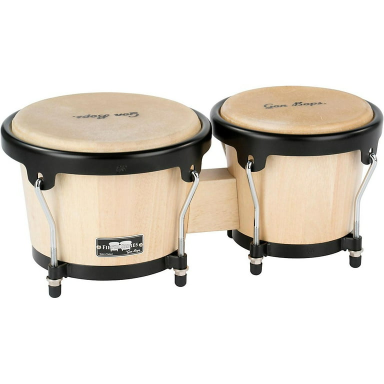 Gon Bops Fiesta Bongos Natural / Black Hardware - Walmart.com Gon Bops Fiesta Bongos Natural / Black Hardware - Walmart.com