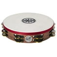 thumbnail image 1 of Gon Bops 10" Double-Row Jingles Wooden Tambourine with Head, 1 of 1