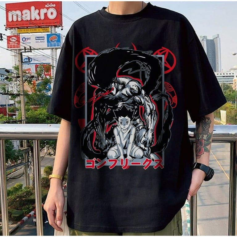 Gon Freecss T-shirt, Hunter x Hunter Manga Anime Shirt,Dark
